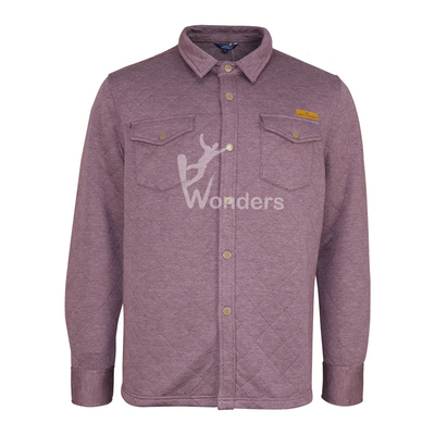 Long Sleeve Mens 100% Terylene Shirt Breathable Customized