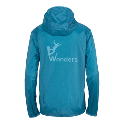 Womens 100% Recycled Polyester Sports Rain Jacket Sunproof